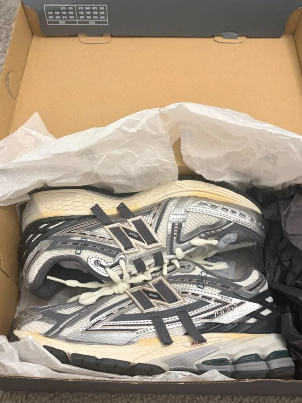 New Balance 1906A Grey Metallic Silver Sneakers Women’s 7 / Men’s 5.5 w/ Box